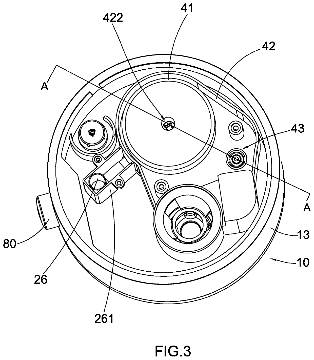 Humidifier with flow control arrangement