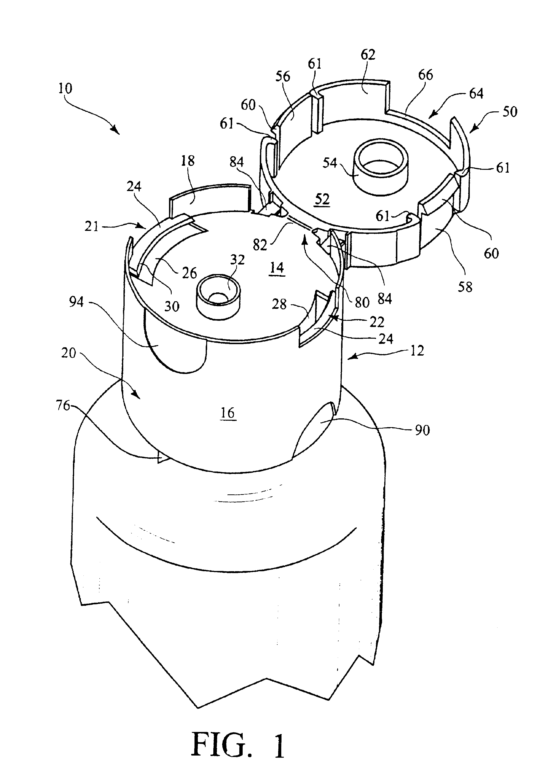 Child resistant dispenser