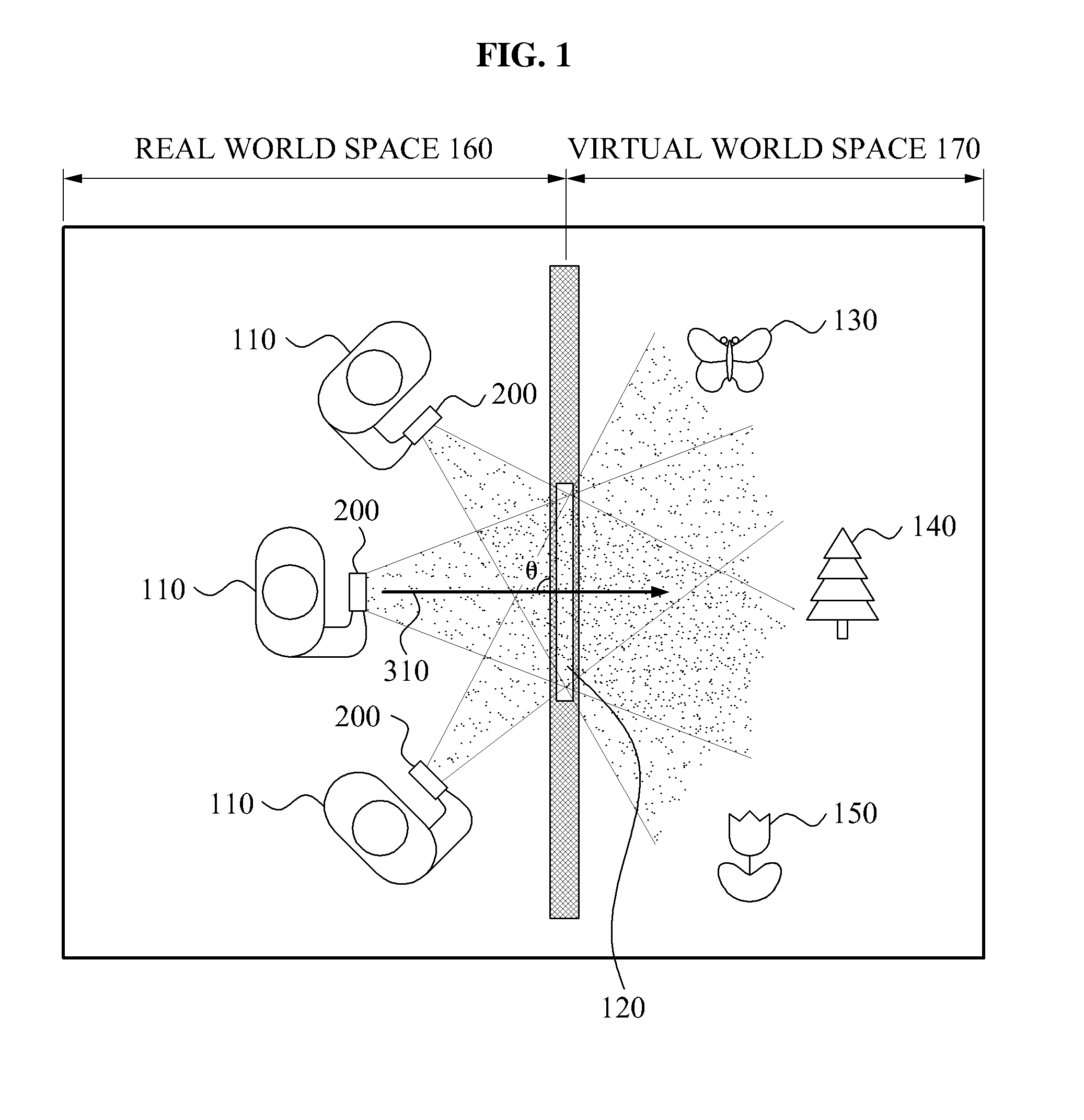 Apparatus and method for providing augmented reality in window form