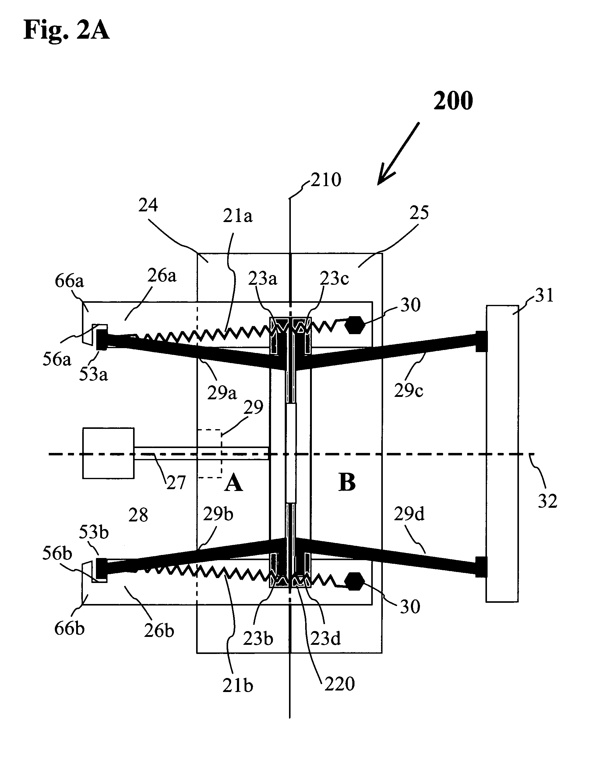 Polymeric injection mold with retractable bars for producing re-entrant molded surfaces