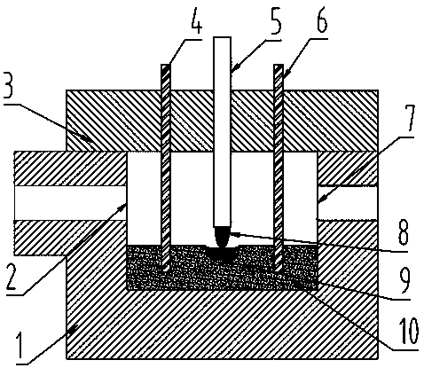 Resistance type melting furnace and furnace starting method