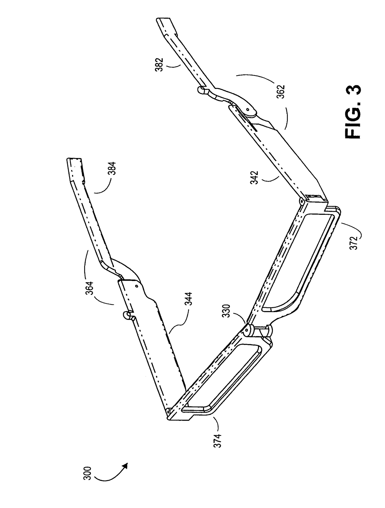 Multi-function, folding reading glasses