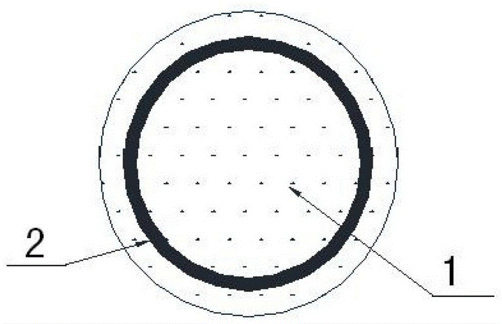 A kind of composite material pile and its manufacturing method