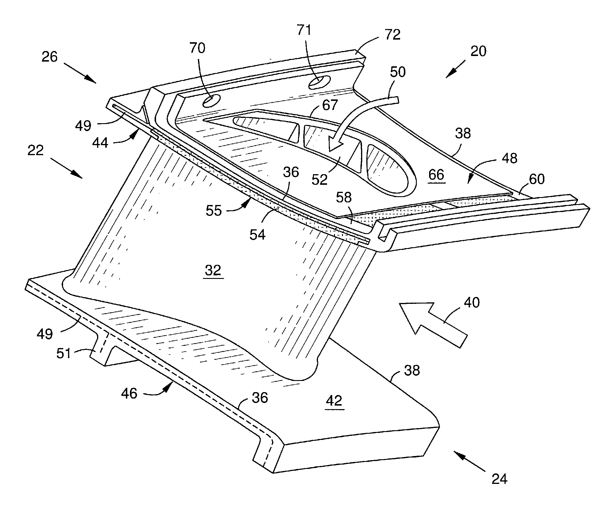 Circumferential Shroud Inserts for a Gas Turbine Vane Platform