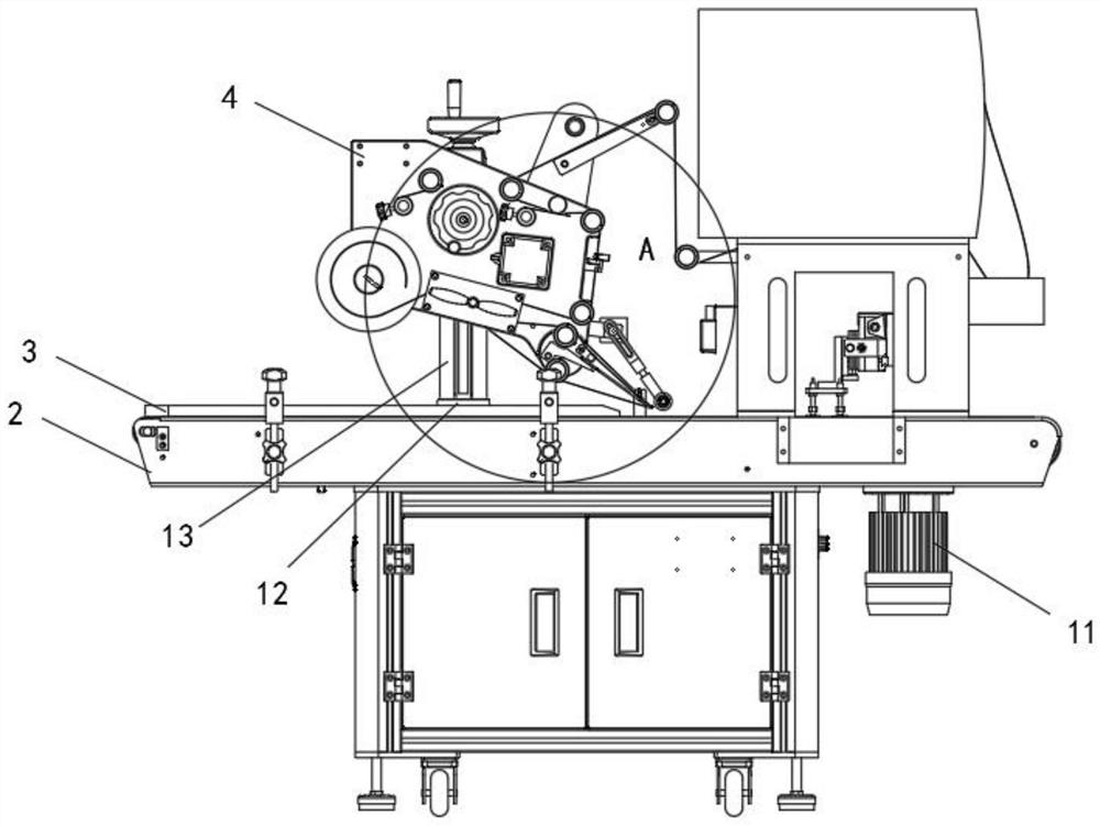 An automatic labeling equipment for toy production and processing