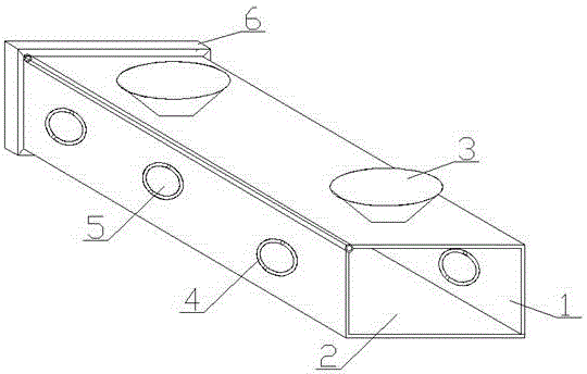 Cable threading box convenient to connection to ground pin wire