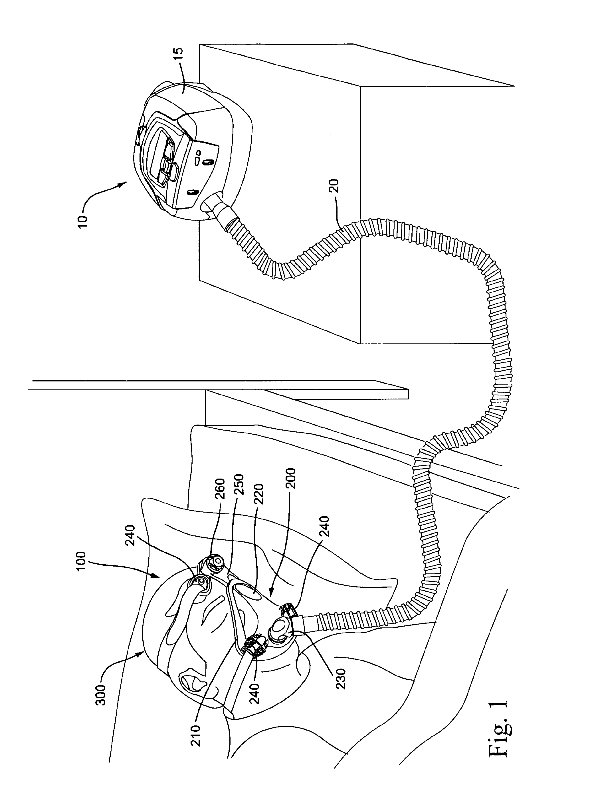 Unobtrusive nasal mask