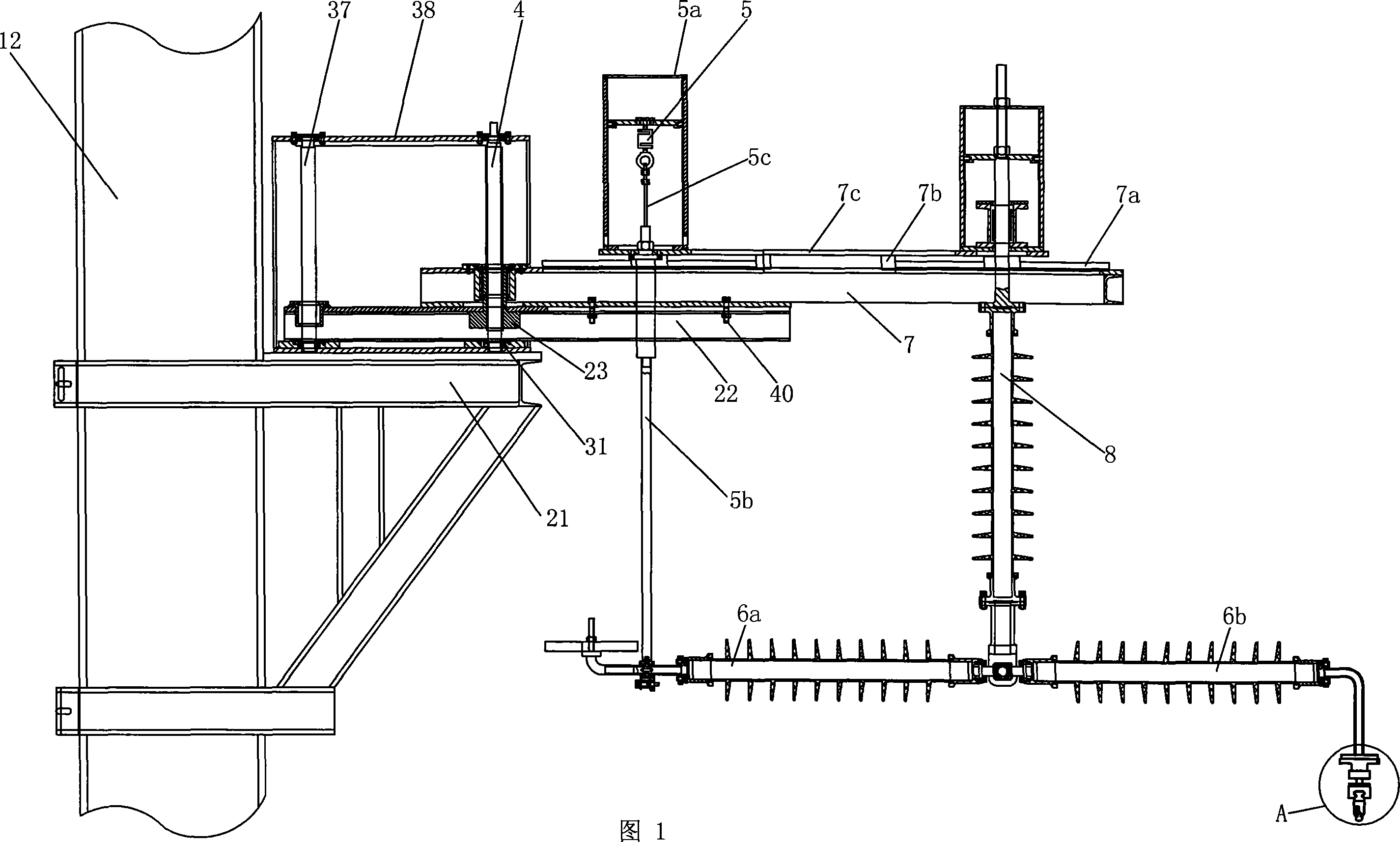 On-line checkout equipment for contact pressure of motorcycle pantograph