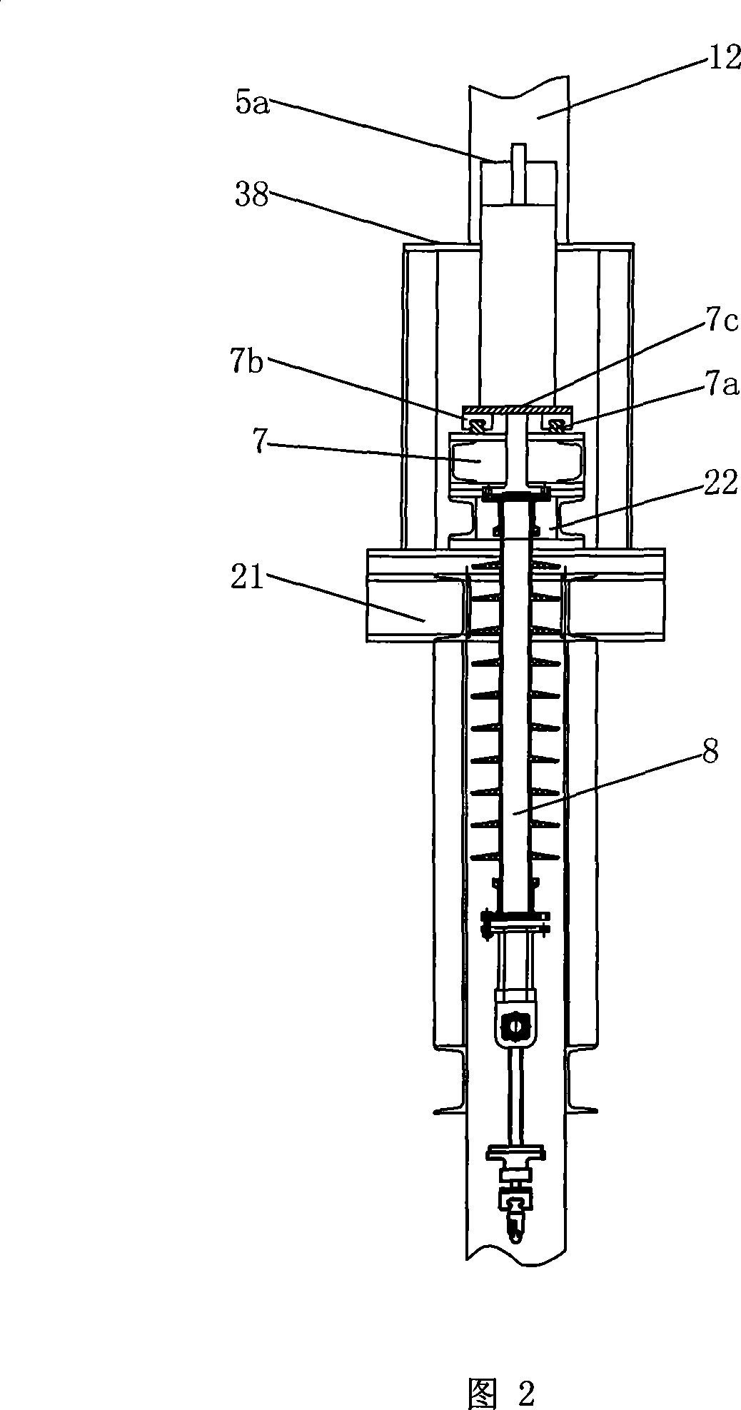 On-line checkout equipment for contact pressure of motorcycle pantograph