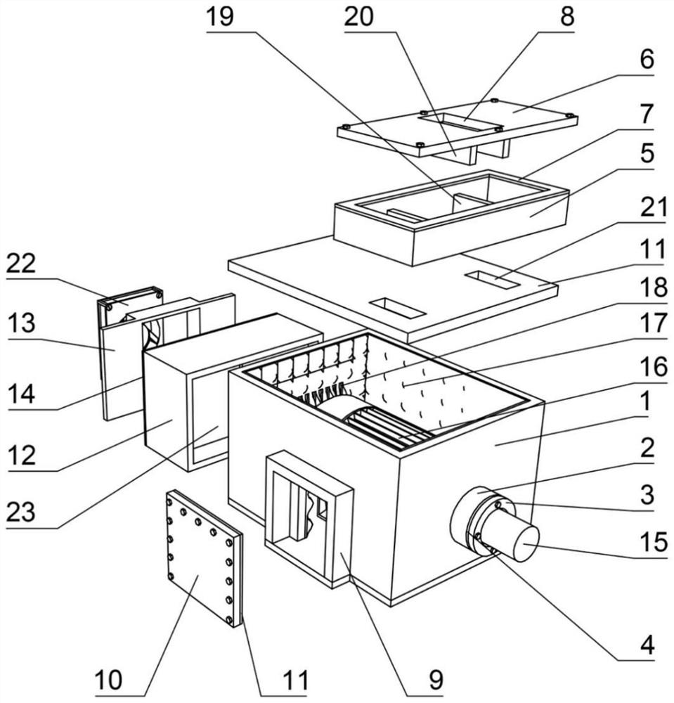 Novel motor noise reduction shell