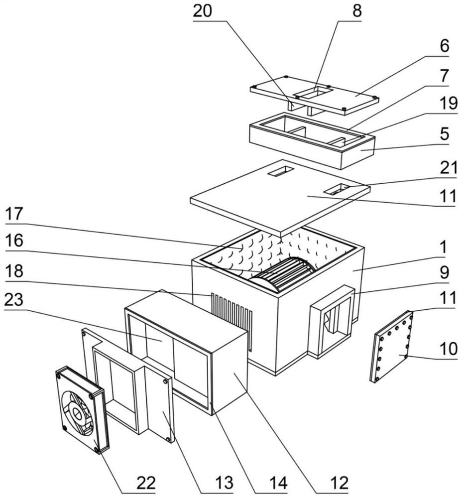 Novel motor noise reduction shell