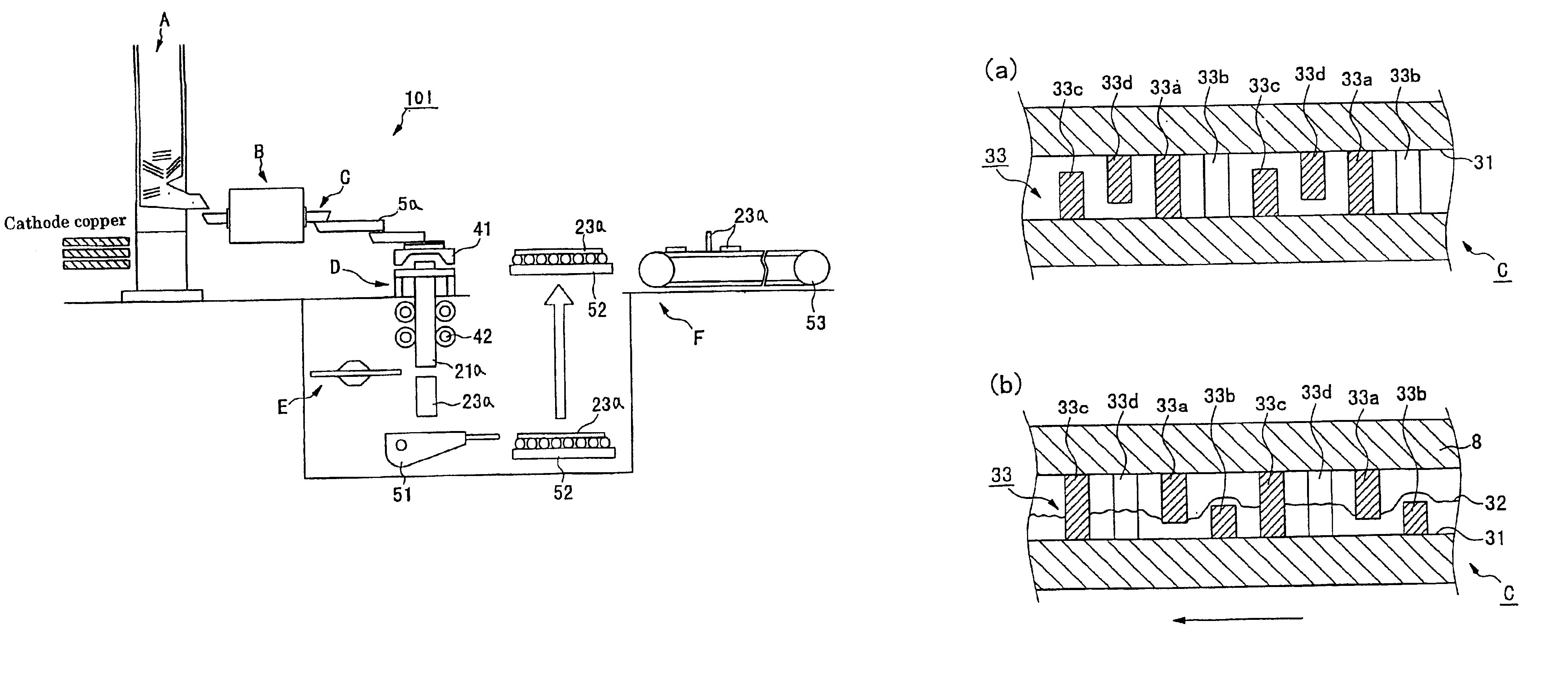 Method for manufacturing low-oxygen copper