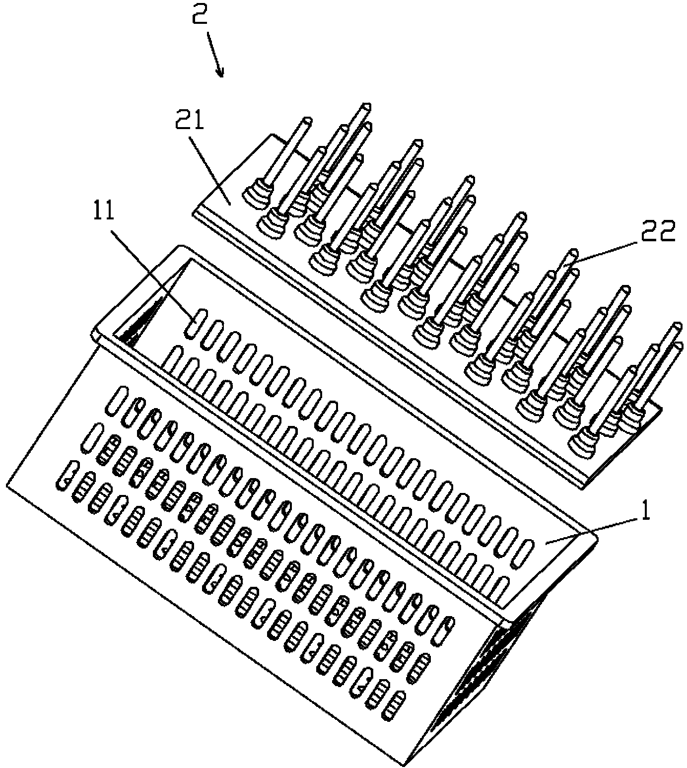 Jig for containing hub