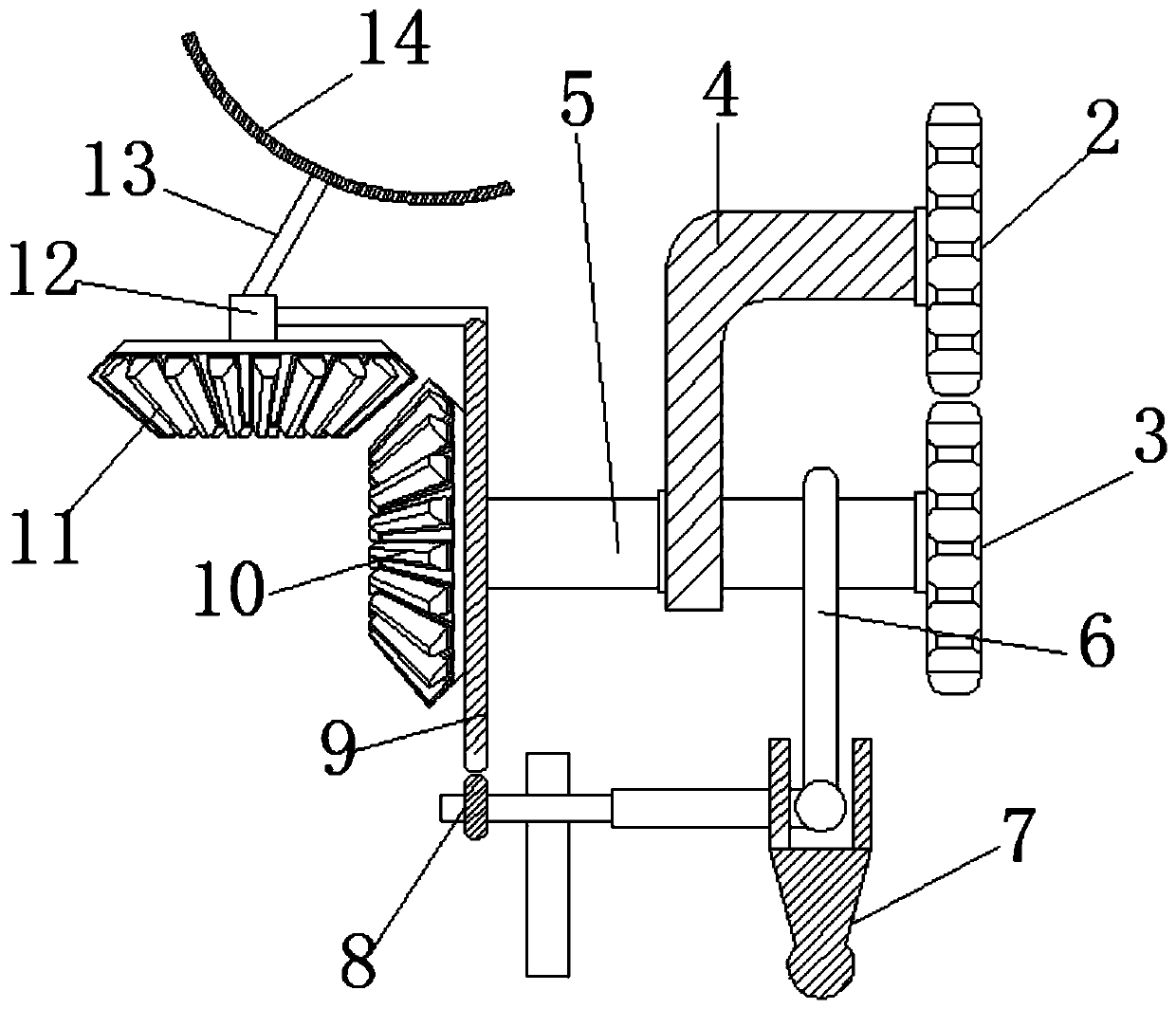 Solar cell panel capable of changing along with sun illumination angle