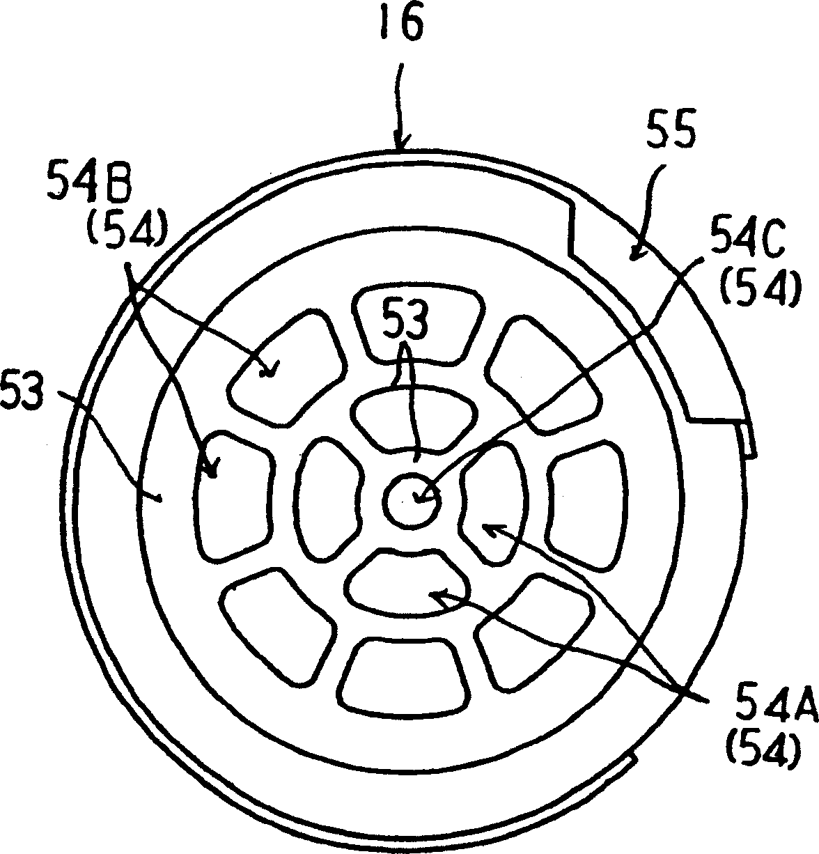 Liquid sealing type vibration control device