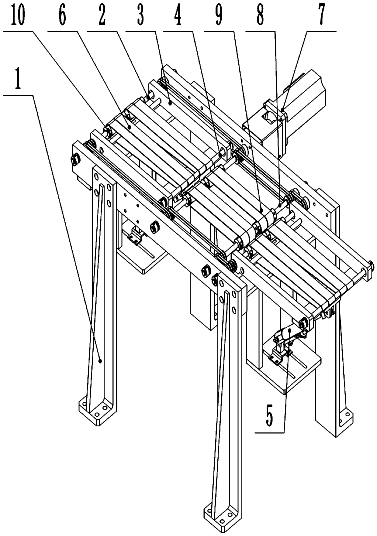 Automatic waste sorting and removing device for belt assembly line