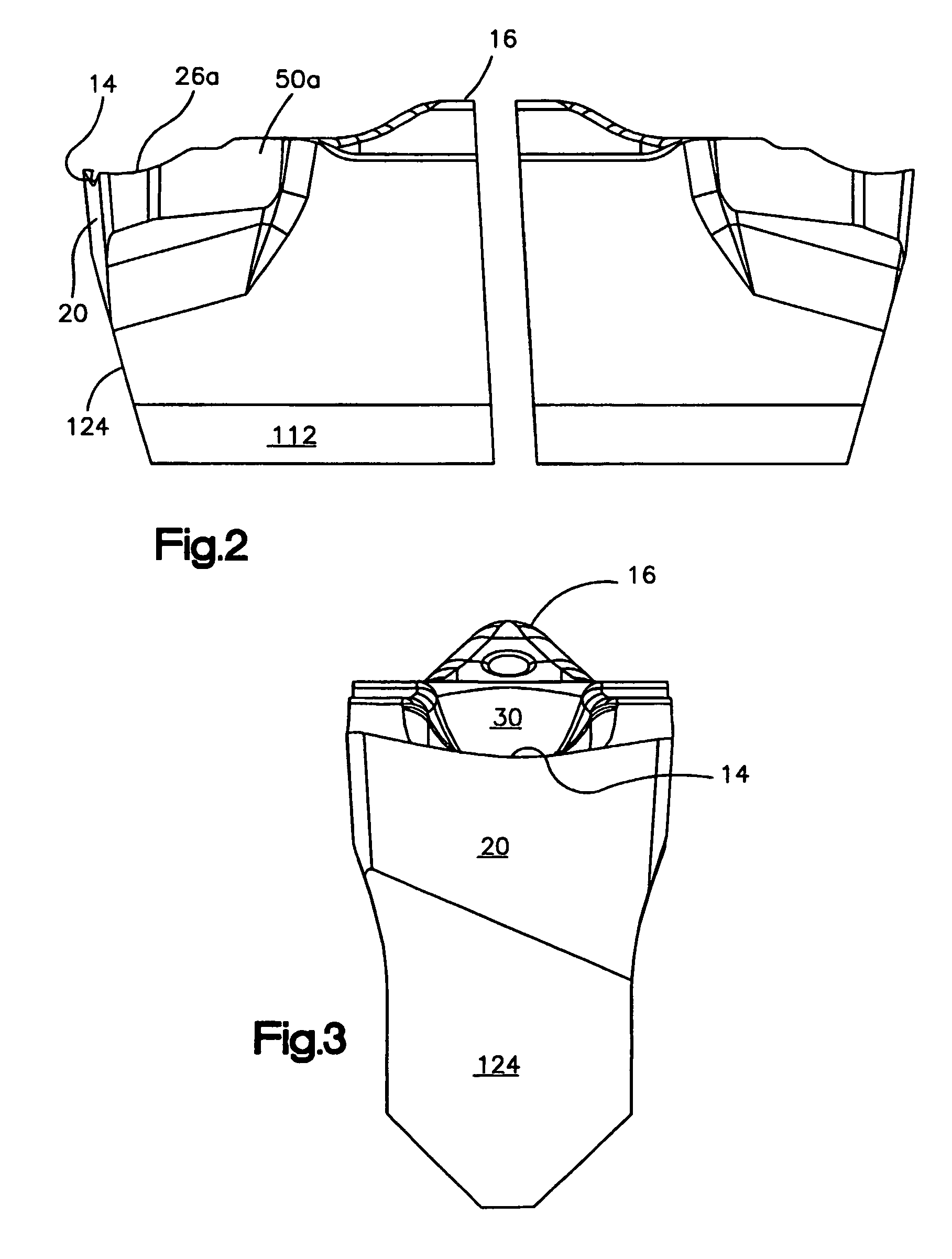 Tool holder and metal cutting insert with chip breaking surfaces