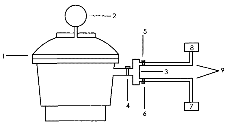 Rock sample/soil sample chemical solution saturation device