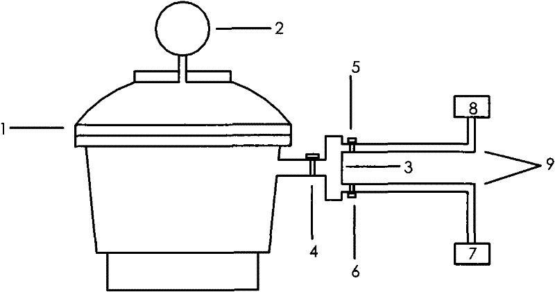 Rock sample/soil sample chemical solution saturation device