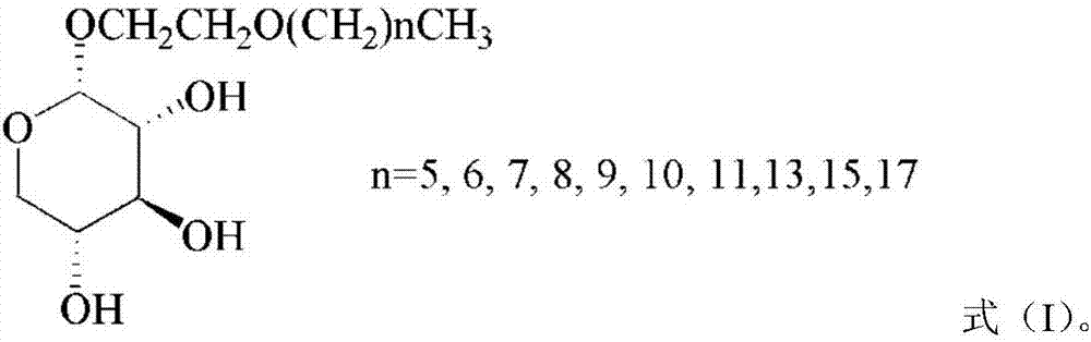 Novel 1,2-cis-xyloside surfactant