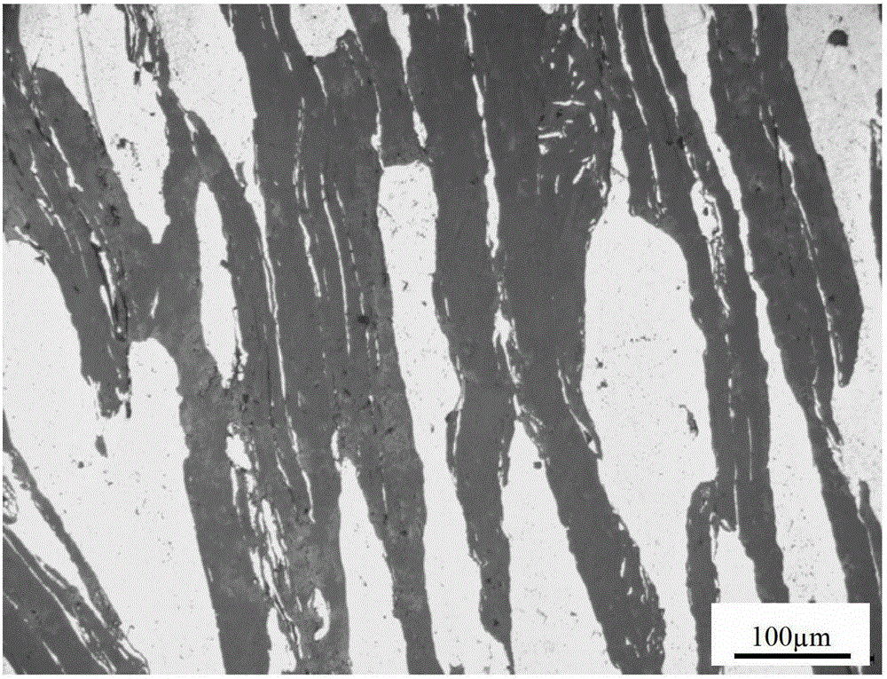 A kind of directional high thermal conductivity low expansion graphite aluminum composite material and its preparation method