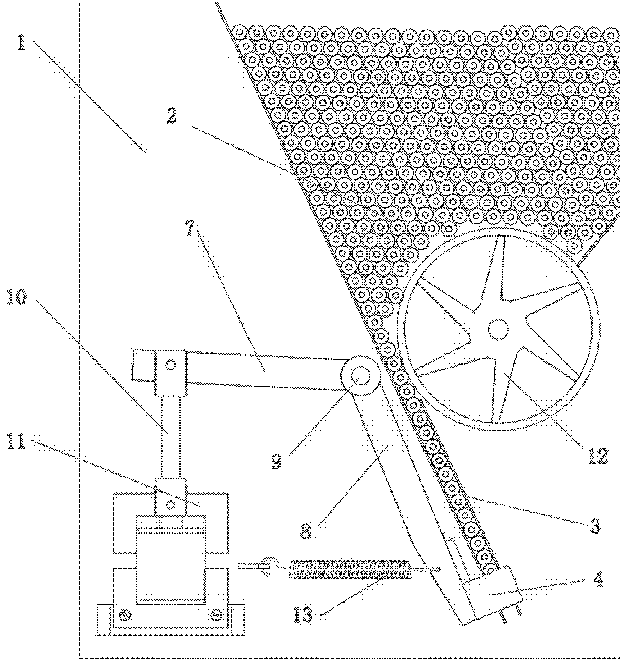 Electrically-controlled firework discharging box