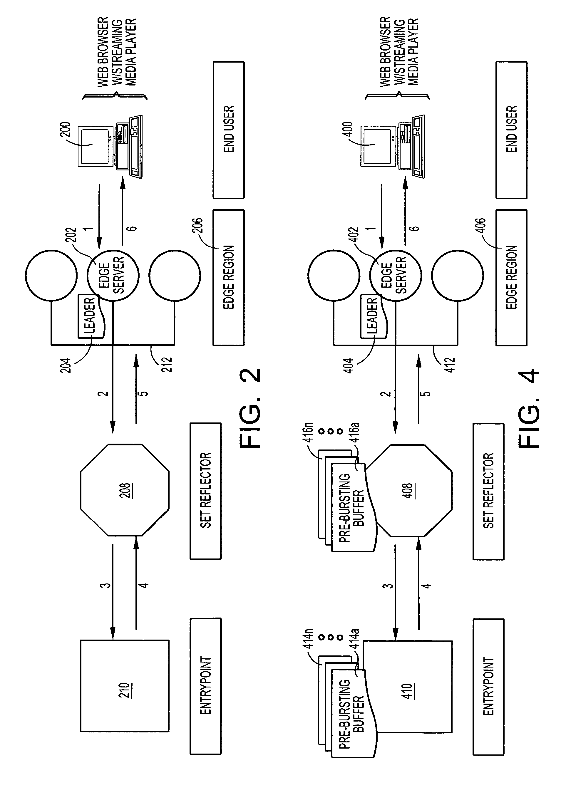 Method and system for enhancing live stream delivery quality using prebursting