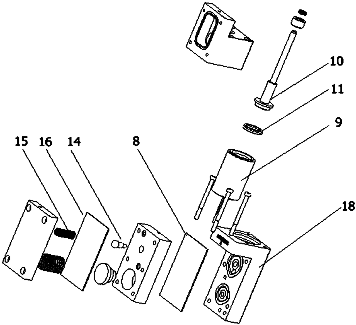 Piston type metering valve