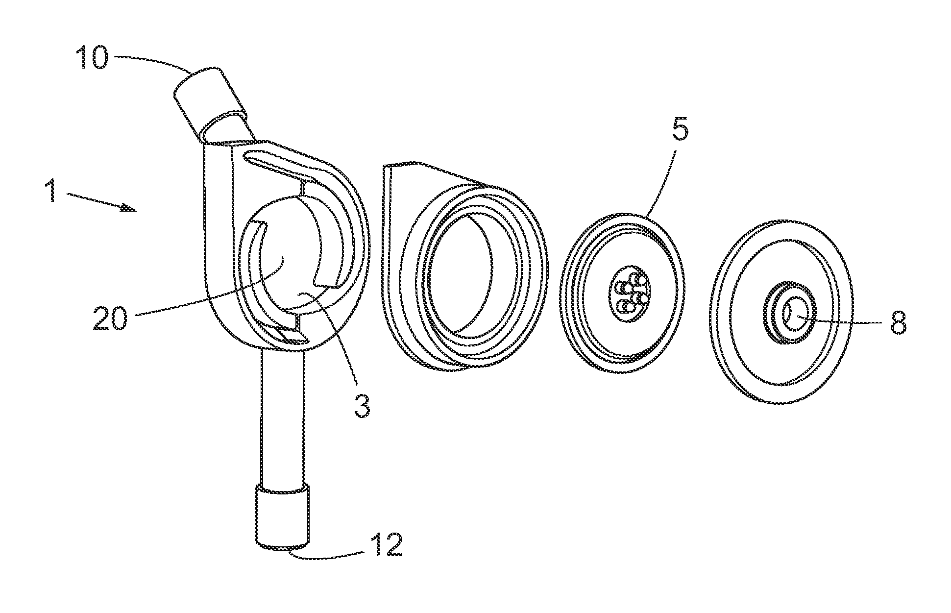 Pressure sensing device and use of the same in a connecting structure