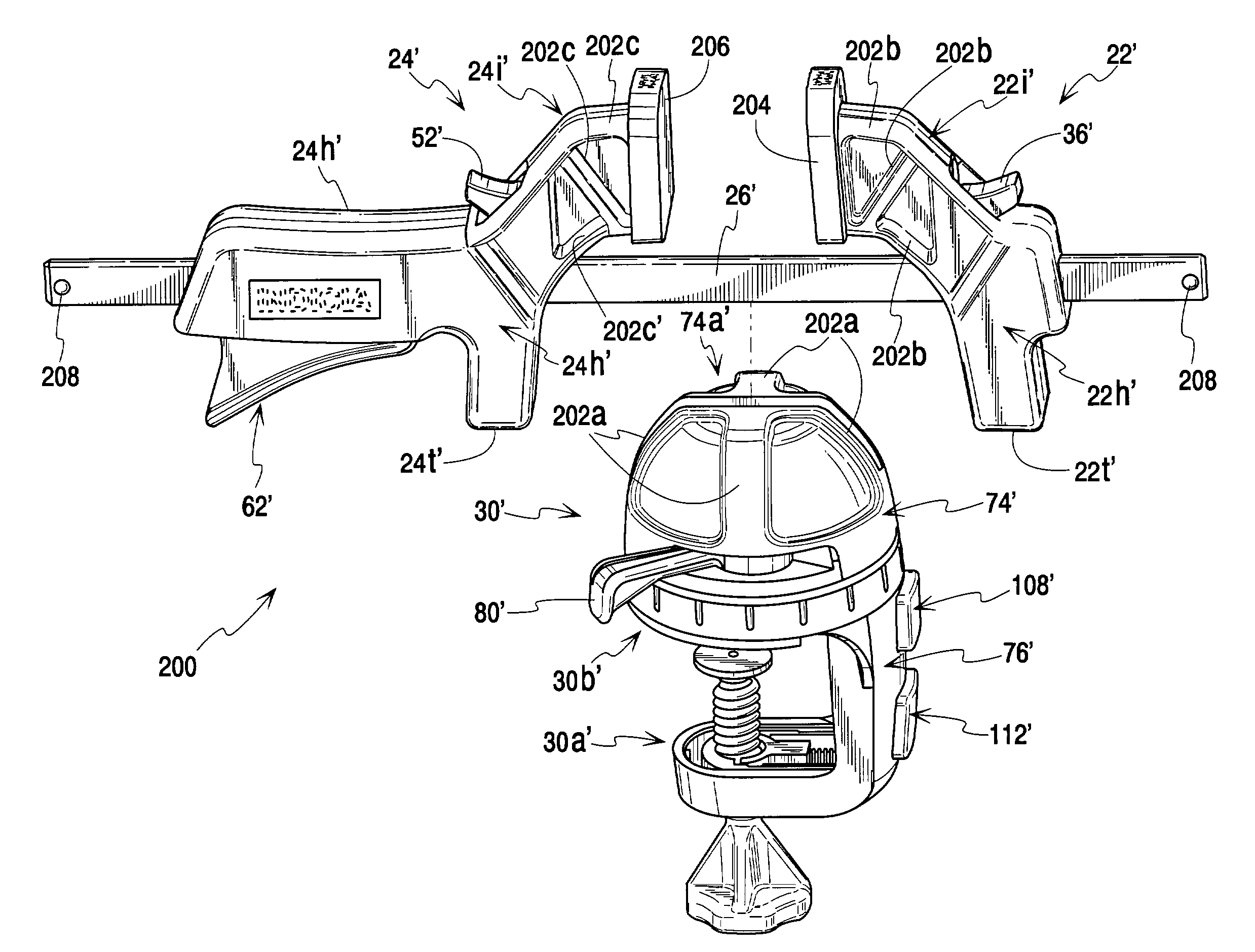 Apparatus for securing a workpiece