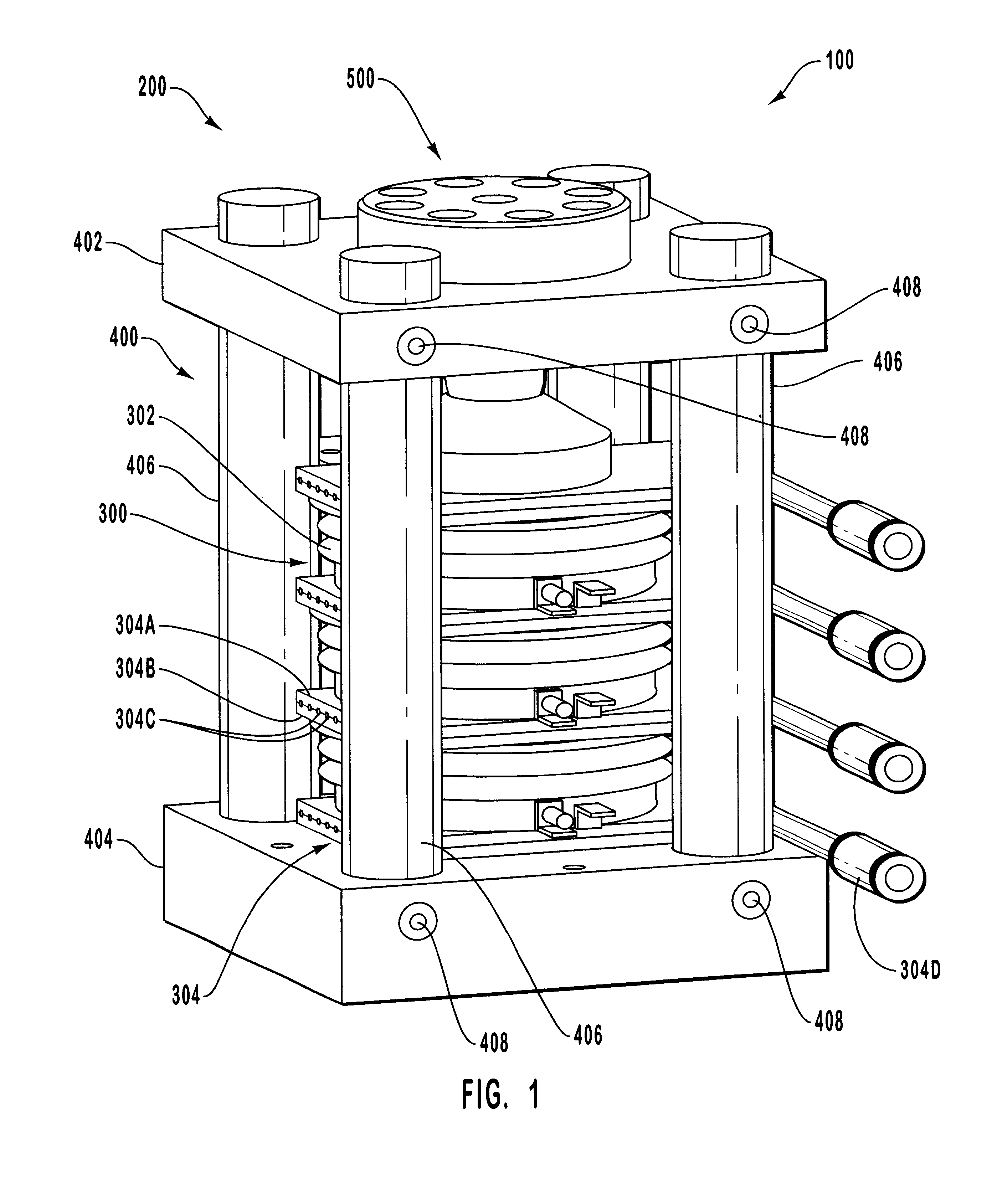 Clamping assembly for high-voltage solid state devices