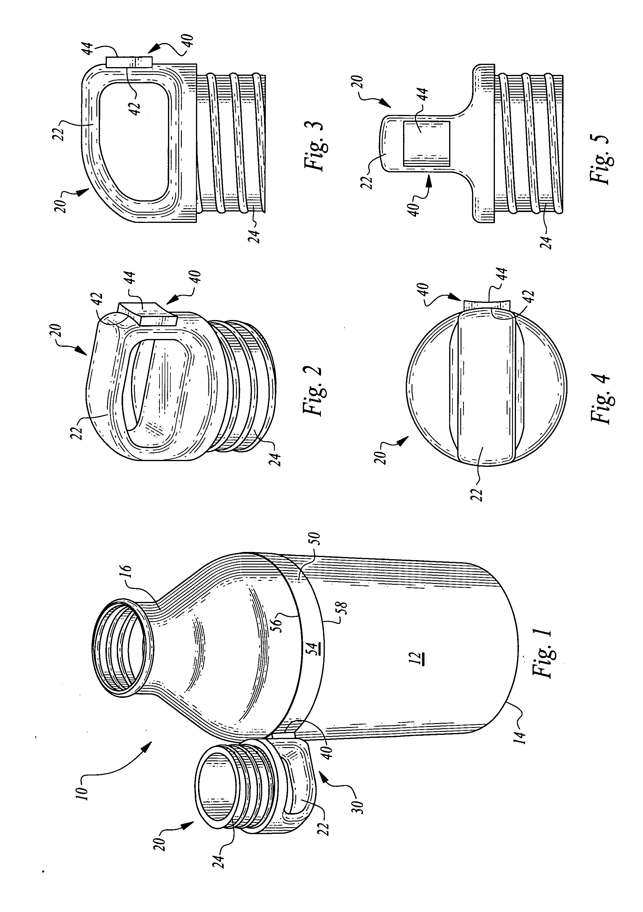 Lid retainer for drinking bottle