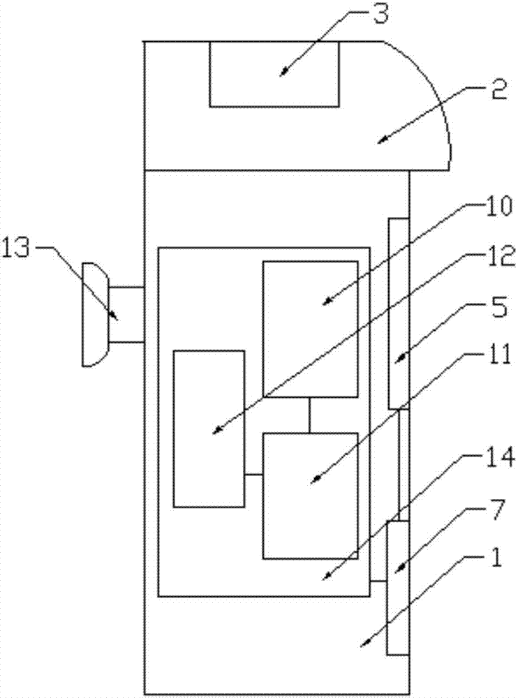 Book borrowing device based on digital campus