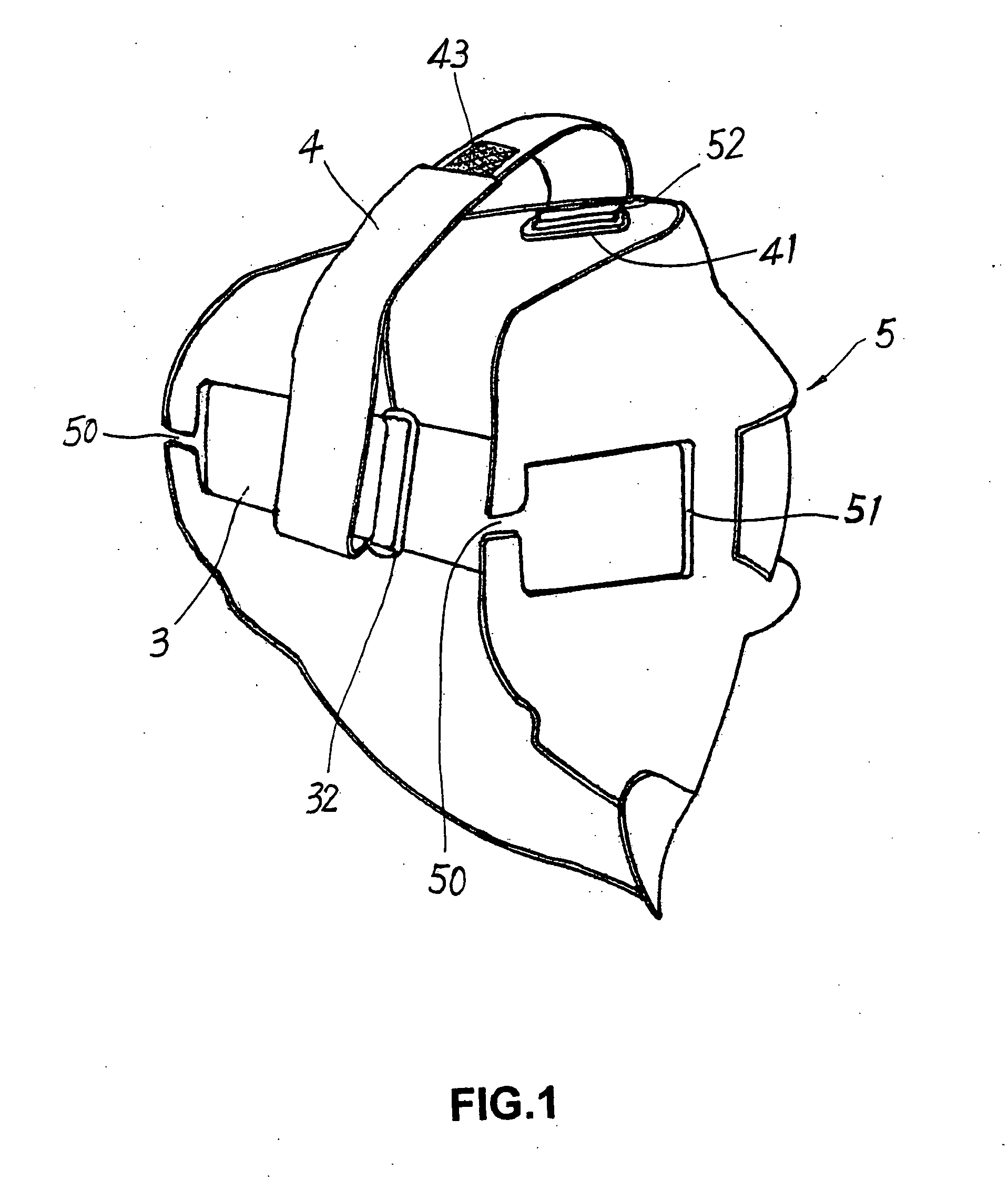 Face mask fit on user's head snugly