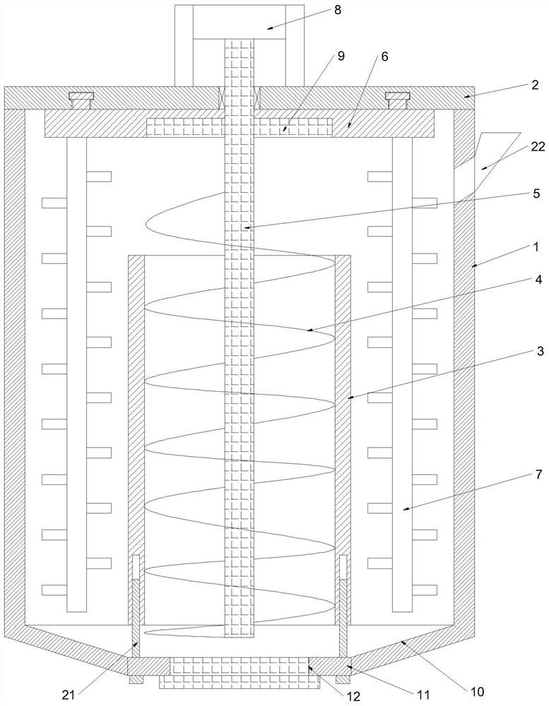 Solar slurry stirring device