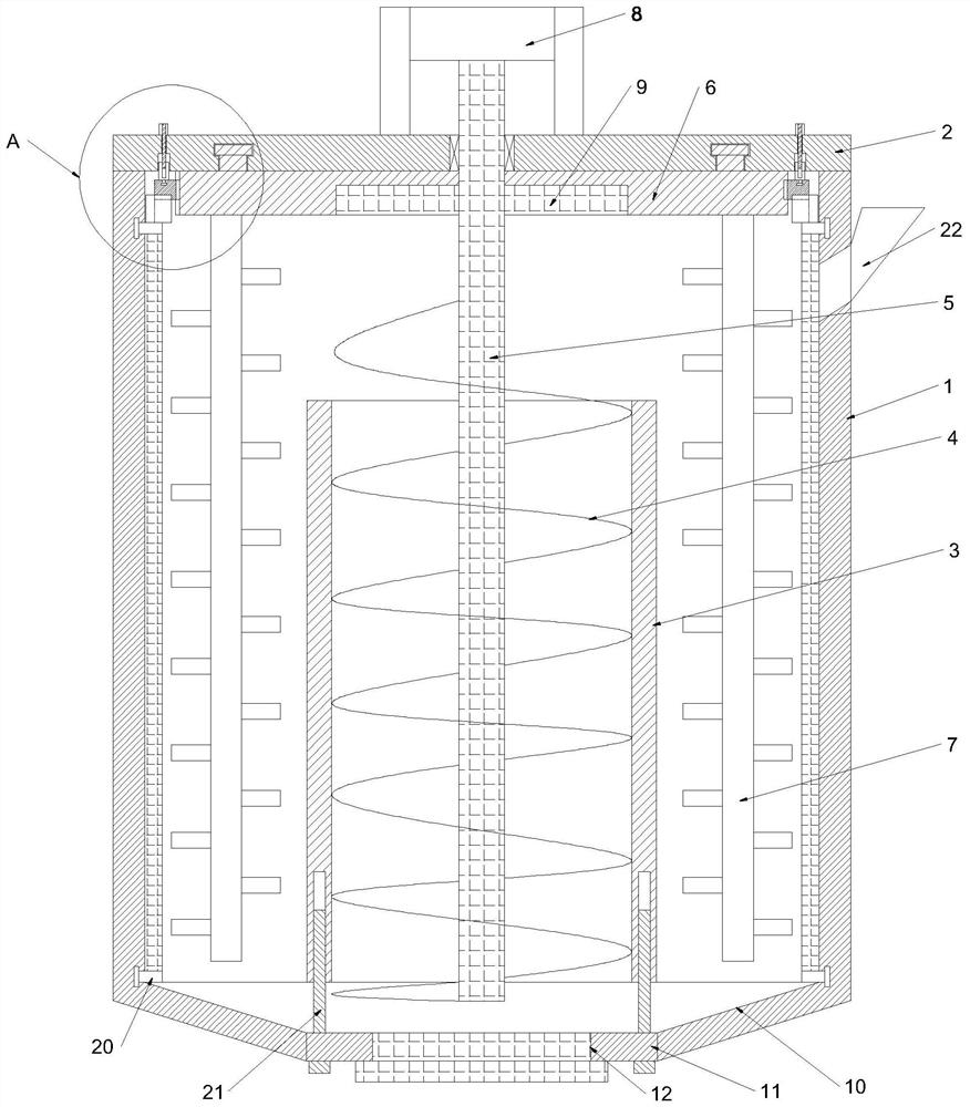 Solar slurry stirring device