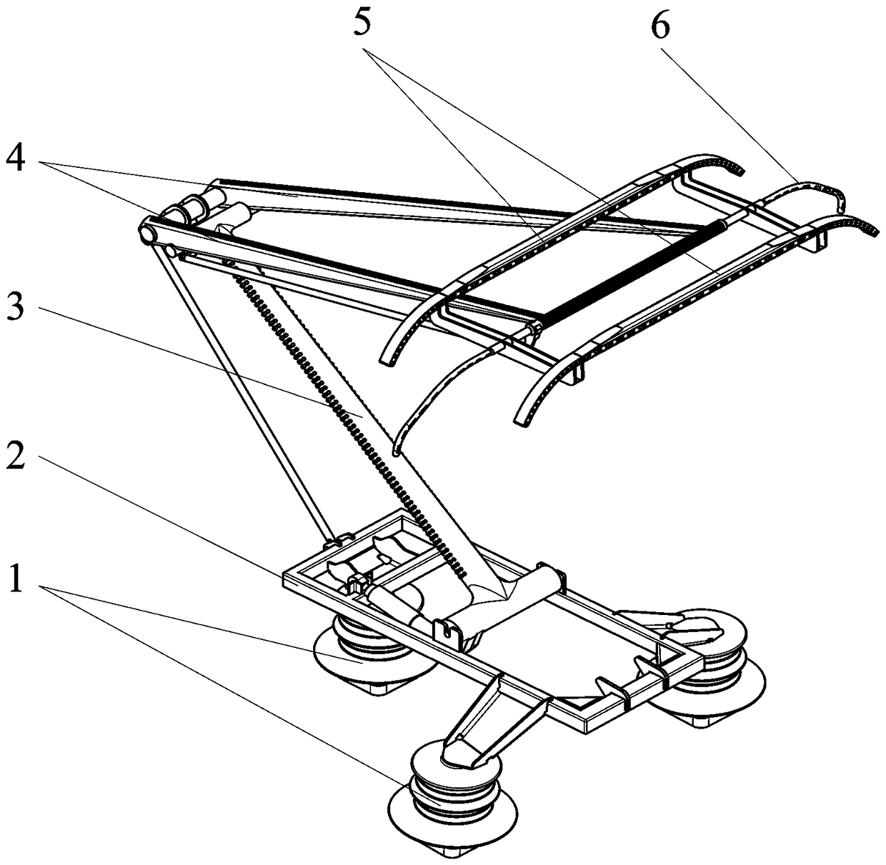 Drag and noise reducing high-speed train pantograph based on multi-factor coupling bionics