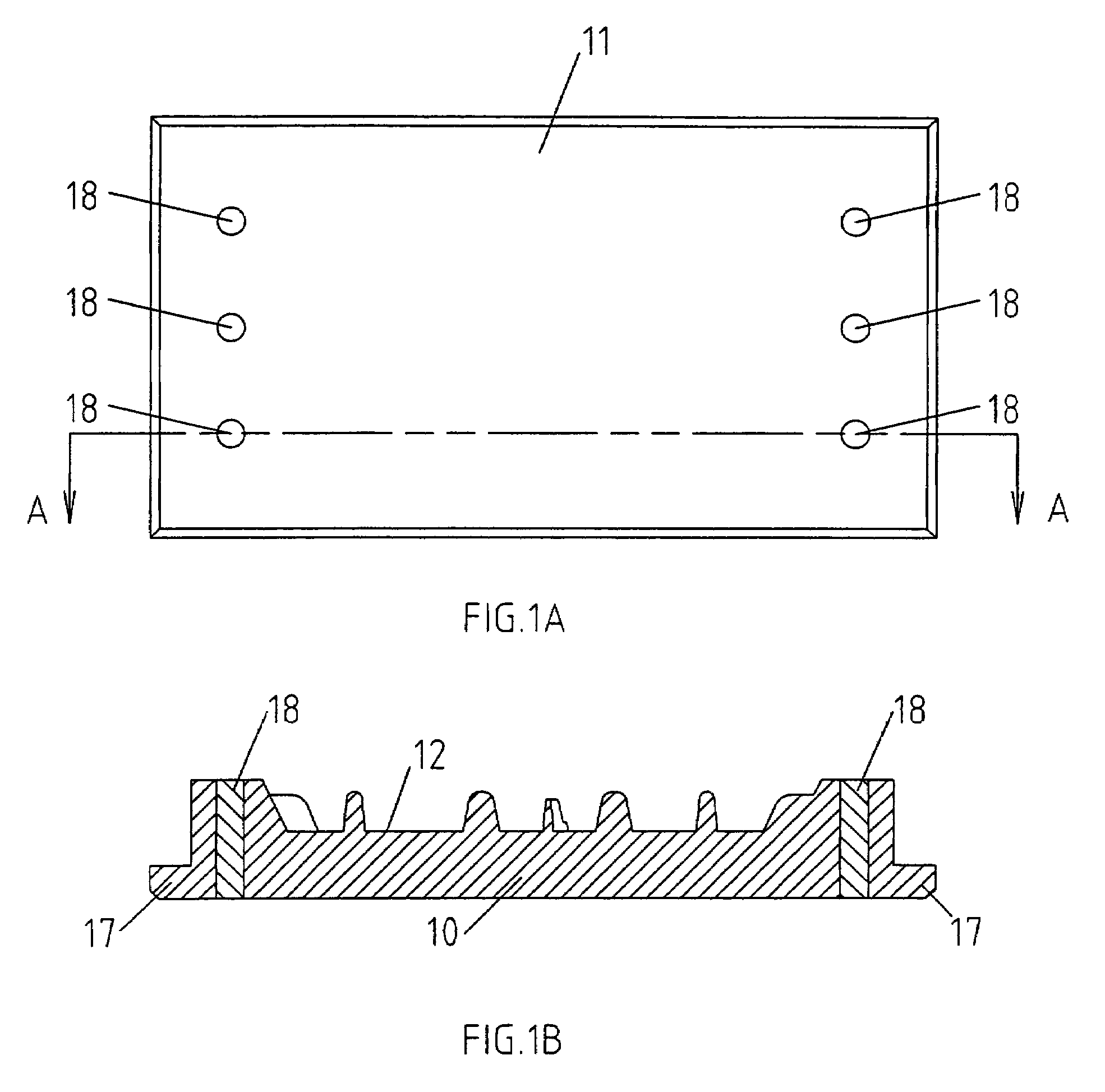 Method of strengthening of moulds of aluminum or its alloy