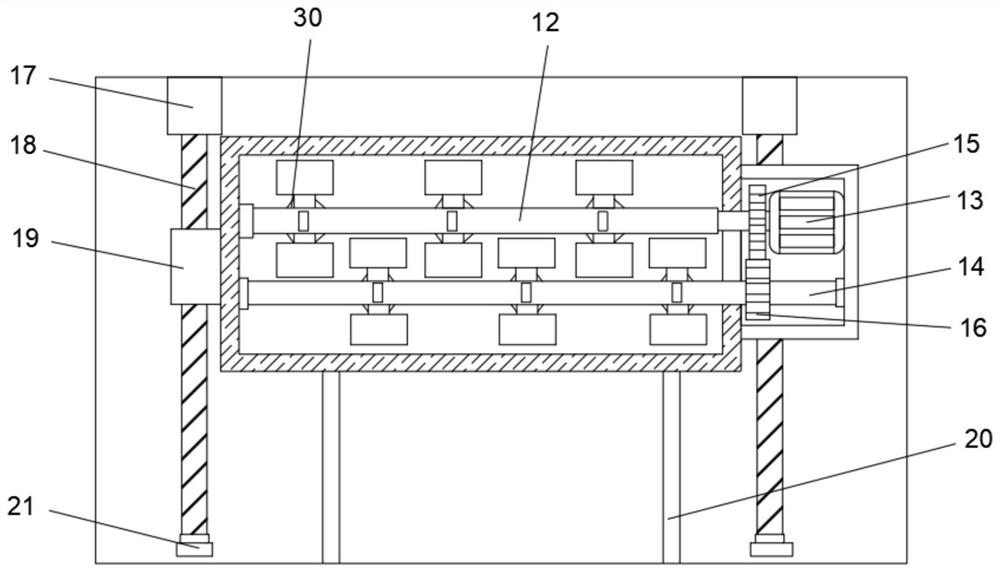 Totally-enclosed organic waste fermentation composting machine