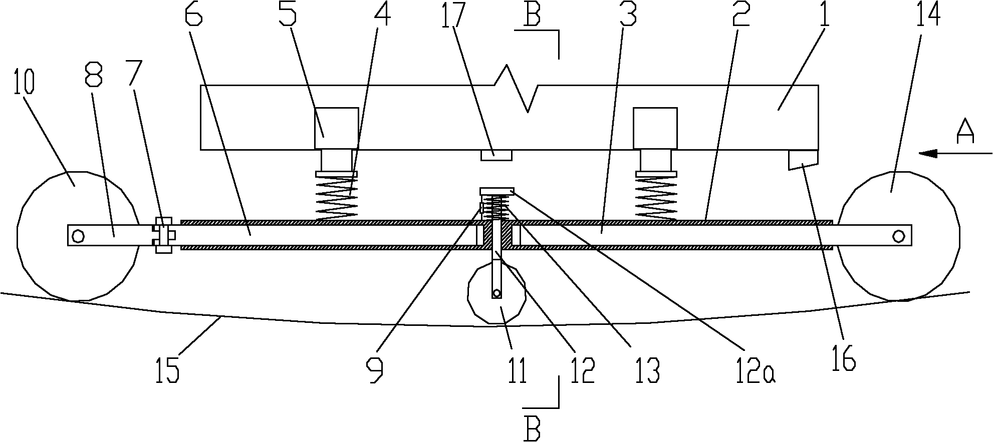 Bridge safety-appearance sensing monitoring car and safety assessment method utilizing same