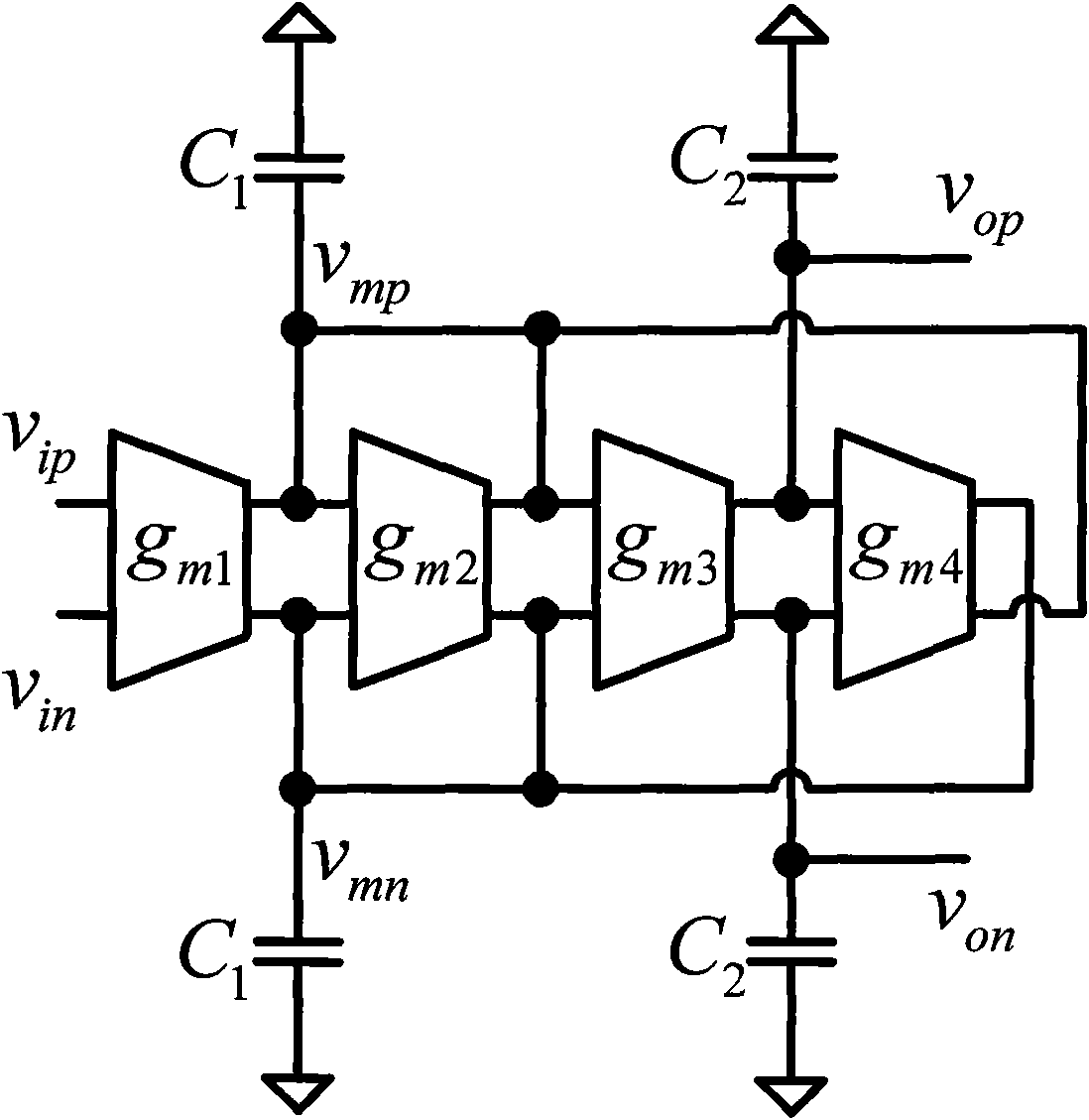 Frequency self-tuning circuit used for Gm-C filter