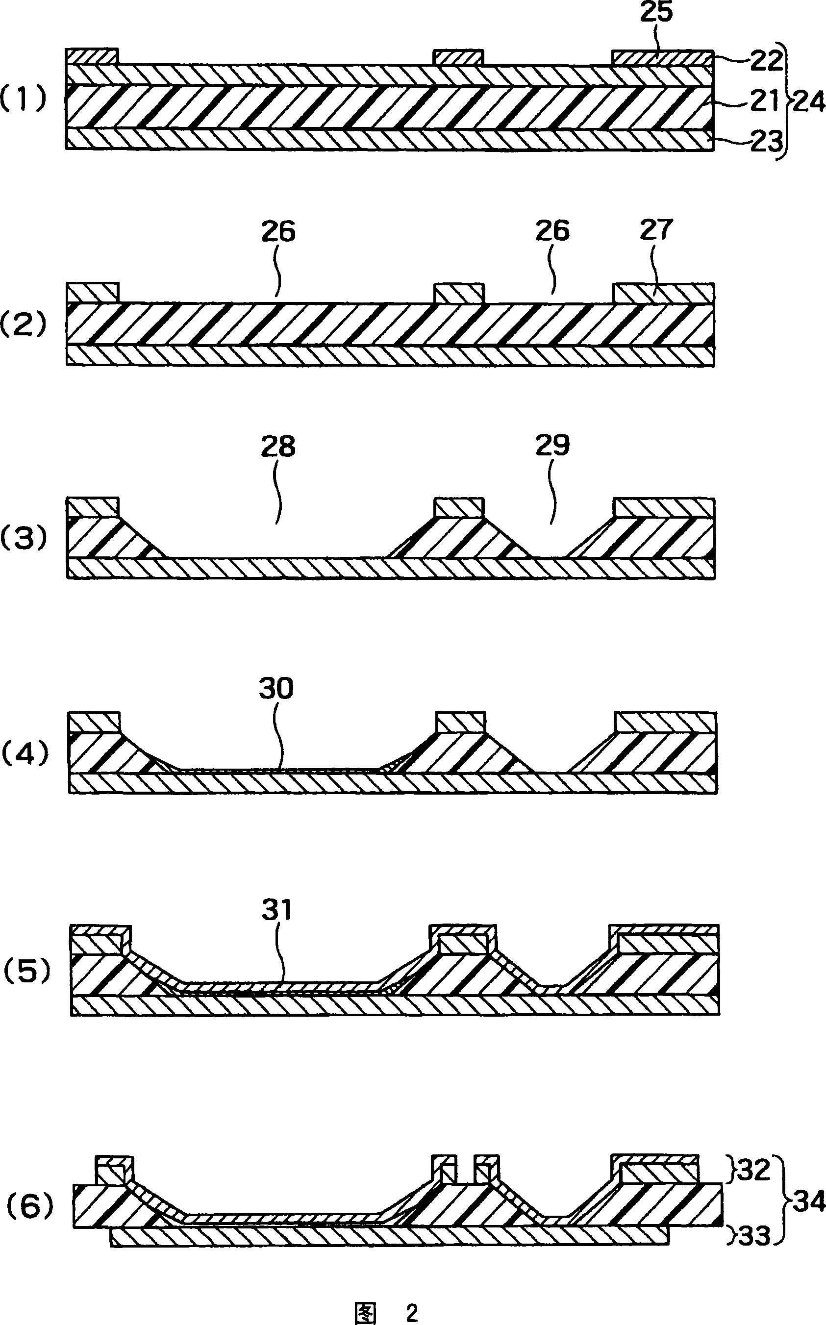 Method for manufacturing printed circuit board with built-in capacitor