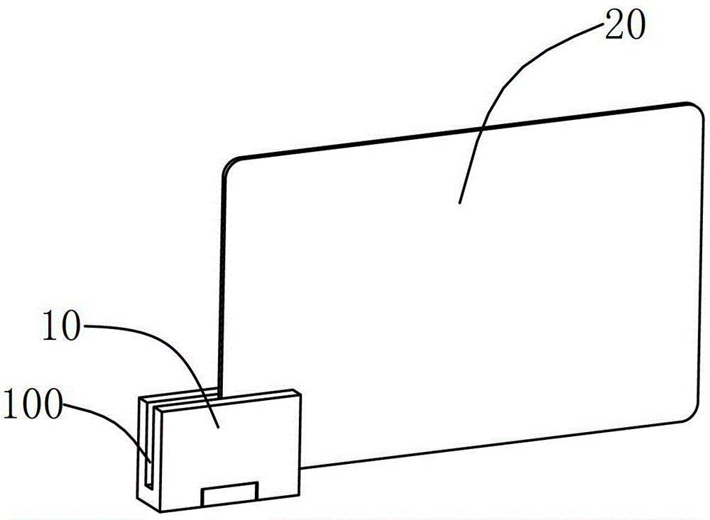 A non-contact IC card communication device