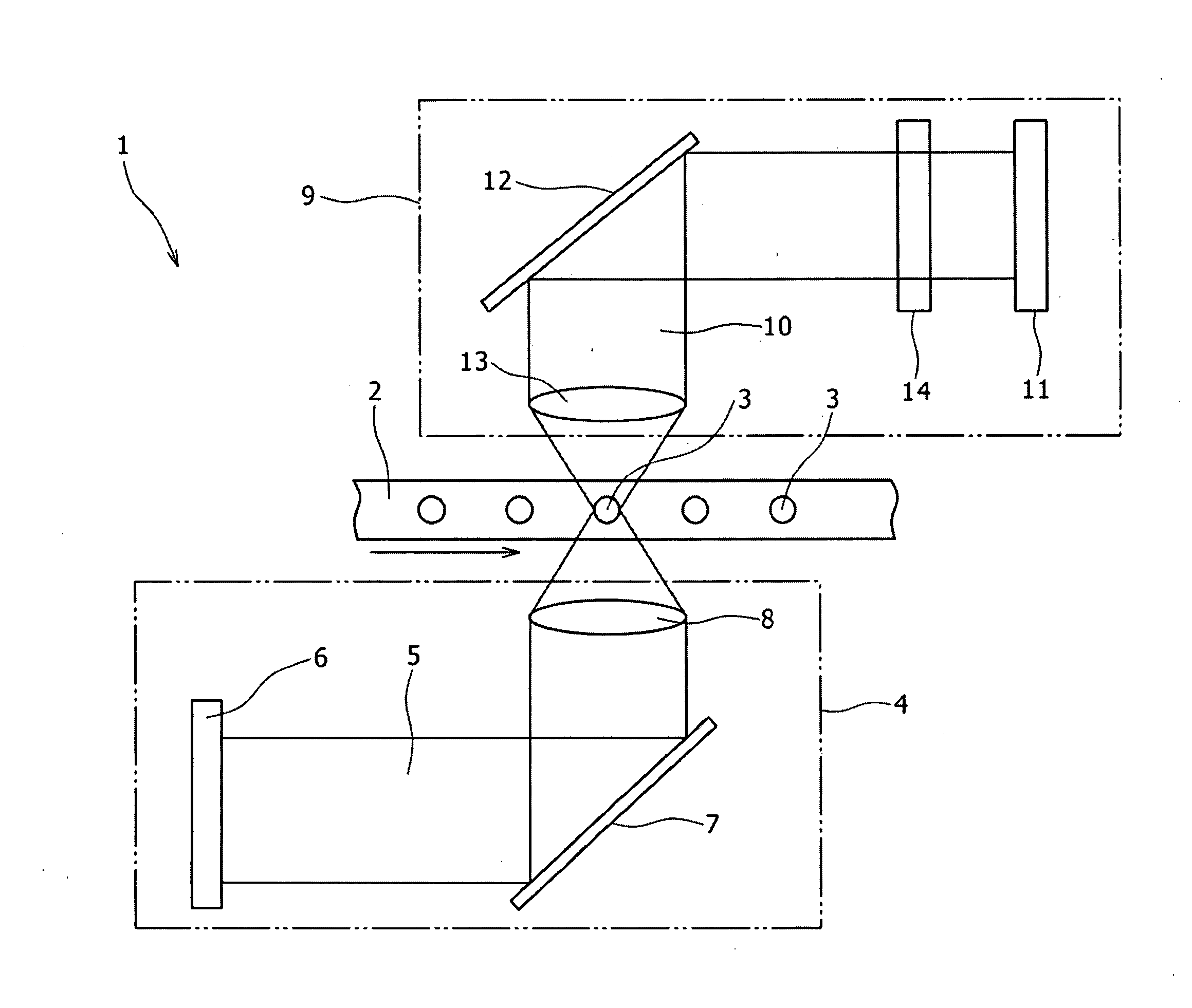 Optical detection method and optical detection apparatus for a fine particle