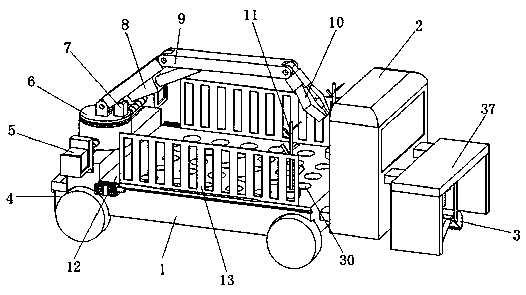 Afforestation wagon