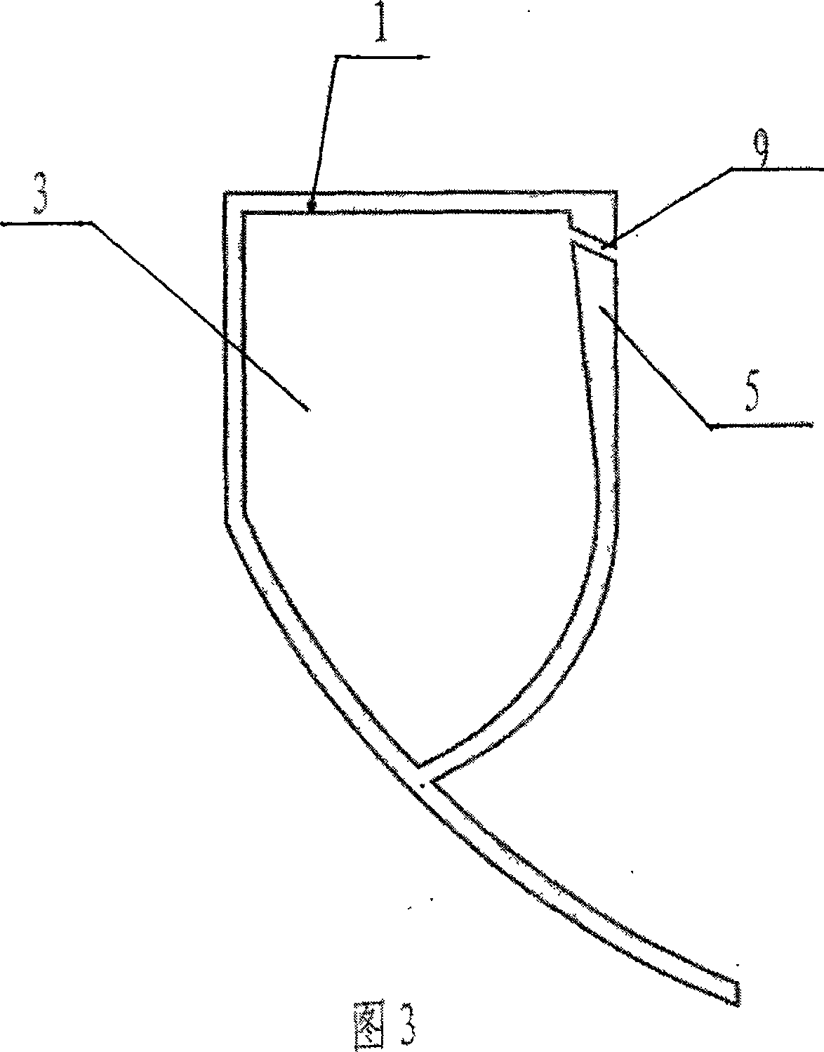 Pressure guiding bed-pan