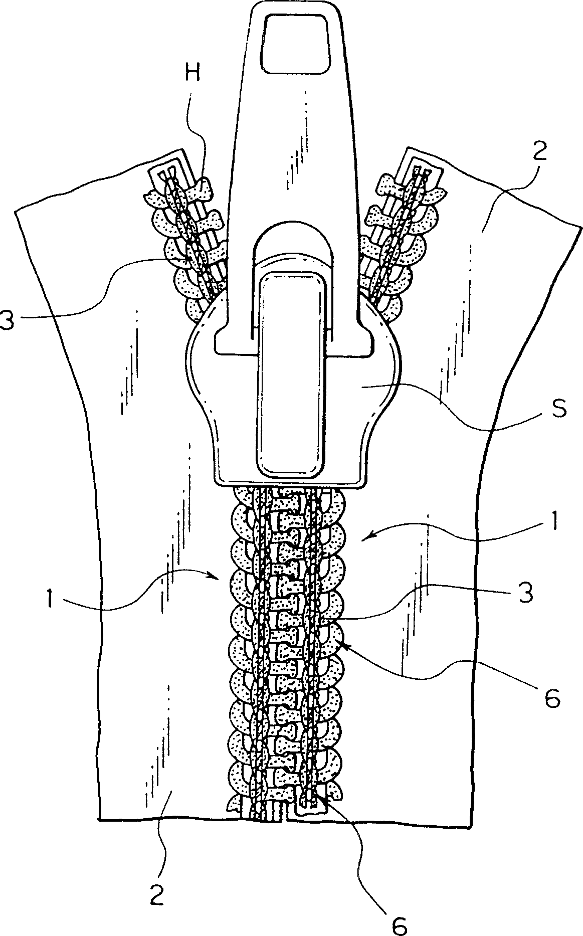 Retroreflective filament slide fastener