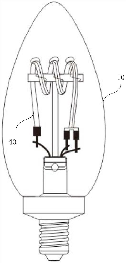 Color-controllable LED luminescent lamp