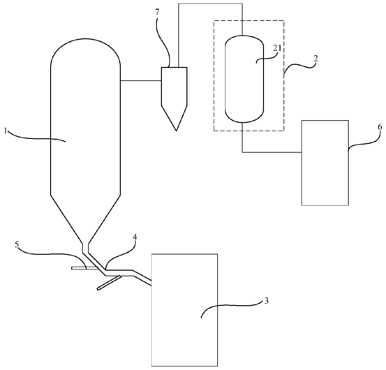 A material conveying system and method