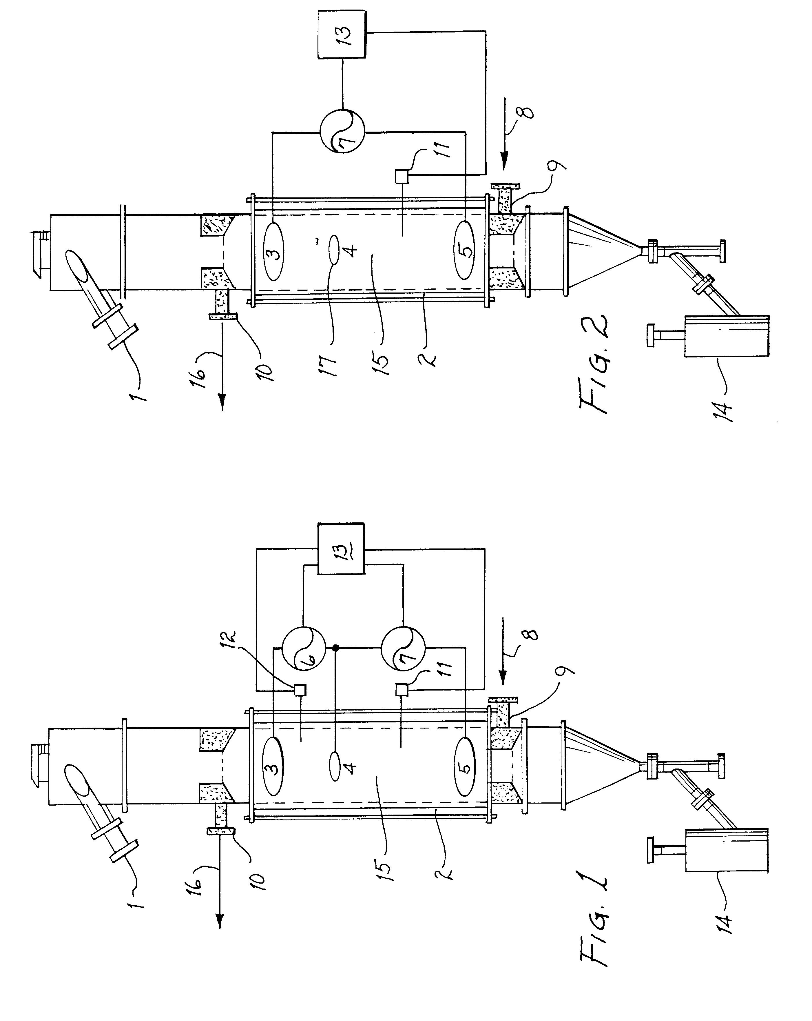 Method and apparatus for controlled heating of adsorbent materials